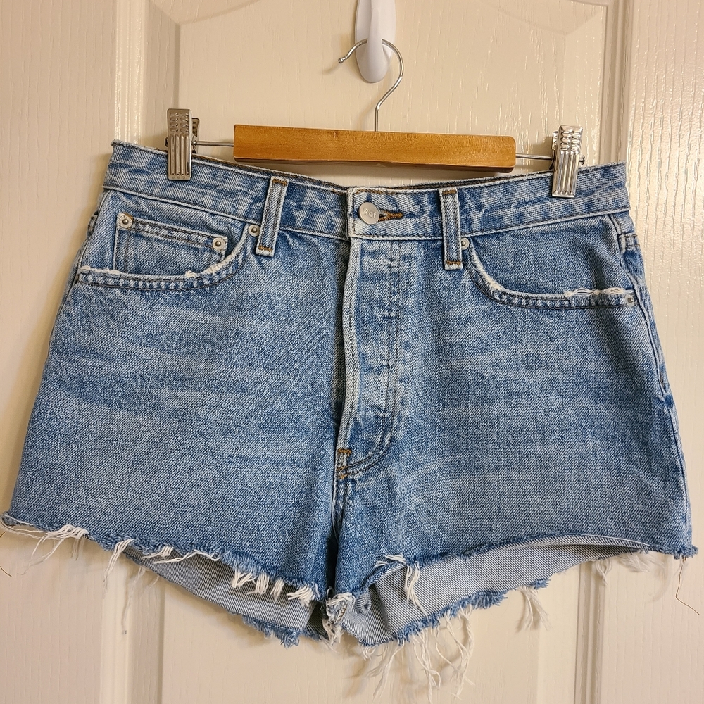 Reformation jean shorts